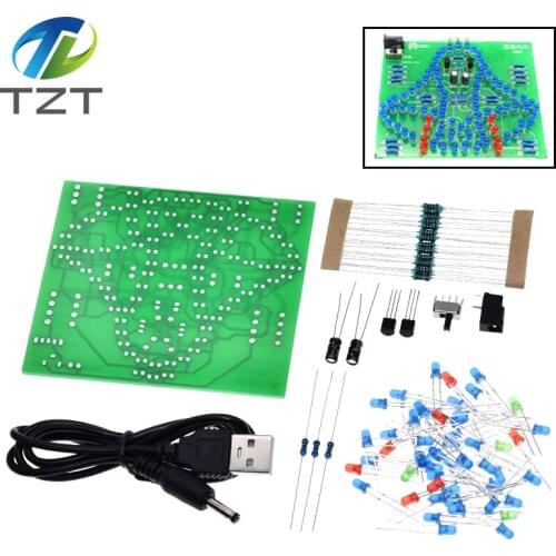 Laboratory Swing bells Wobbly Windbell Fun Electronic DIY Kit Wring 95 LEDs Wind bell 5V 9V