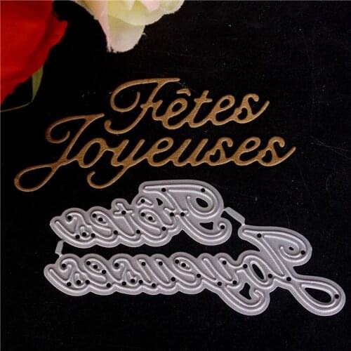 French word Metal Cutting Dies for Diy Scrapbooking Die Cut New 2018 Cuts for Paper Card Making Craft Embossing I love you