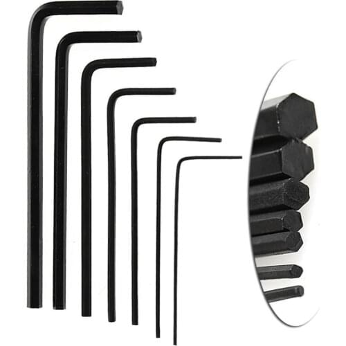 7pcs/set Mini Hexagon Hex Allen Key Set Wrench Screwdriver Tool Kit Micro Hex Wrench 0.7mm-3mm