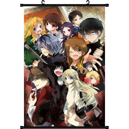 Japanese Anime Angels of Death printed Wall Scroll Poster canvas wall scroll painting cuadros decoracion salon dropshipping