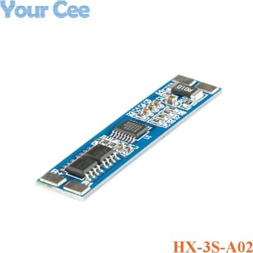 3S 12V 8A Li-ion 18650 Lithium Battery Charger Protection Board 11.1V 12.6V 10A BMS Charger Protection Board