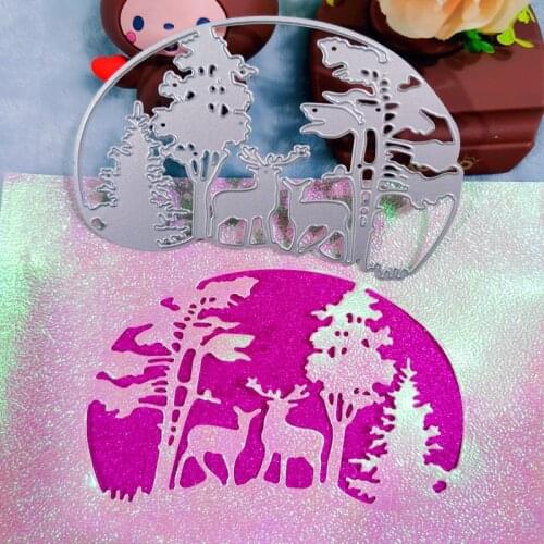 Christmas elk Metal Cutting Dies for DIY Scrapbooking Album Paper Cards Decorative Crafts Embossing Die Cuts