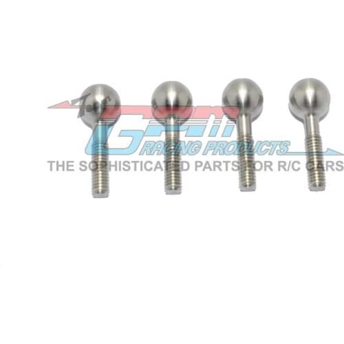 GPMSTAINLESS STEEL PILLOW BALL FOR FRONT KNUCKLE ARMS For 1/8 ARRMA NERO 6S BLX AR106011/AR106009 RC Upgrade