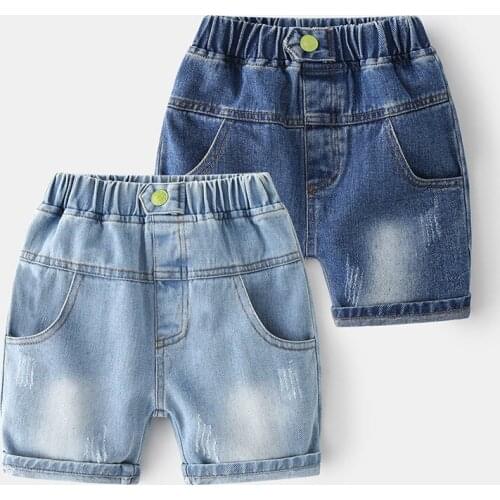 Baby Boy Shorts Boy Summer Short Jean 2021 Cartoon Baby Shorts Pants 2-6Y Kids Demin Shorts for Toddler Boy