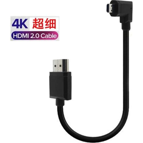 Super Soft Micro HDMI- compatible Cable male to HDMI OD 3.0mm Thin Cables & HDMI male Cable 2k*4k hd @60hz 10CM 30cm 60cm 1m