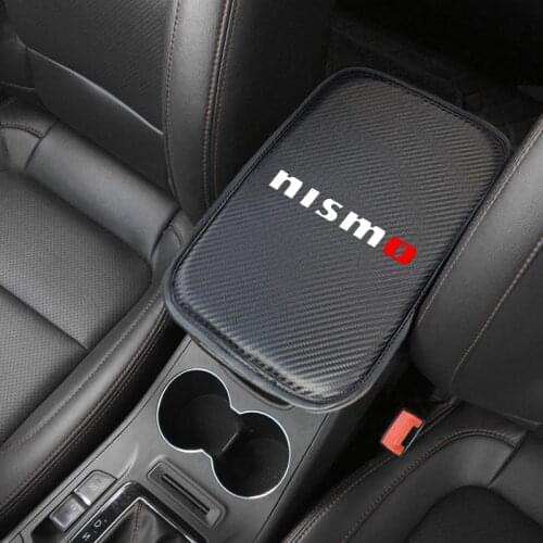 Universal Car Armrest Pad Auto Armrests Car Center Console Arm Rest Seat Box Pad Covers for Nissan Nismo Juke Note Car Styling