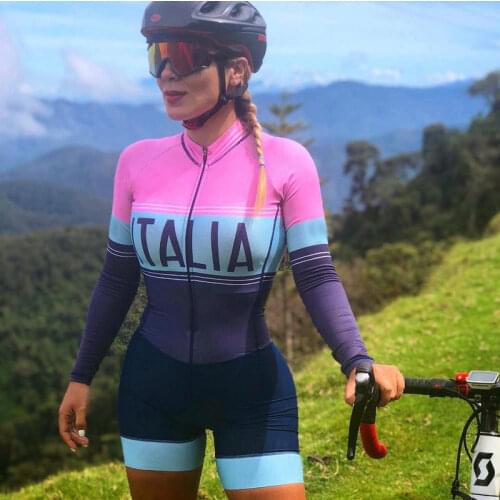 Womens Triathlon Jumpsuit Cycling Monkey Jersey Sets Bicycle Clothing Outfit Bike Skinsuit Team Racing Uniform Kits 9D Gel Pad