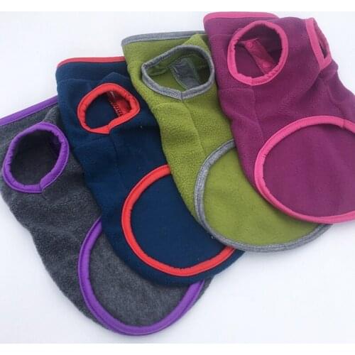 Dog Vest Soft Fleece Clothes for Small Medium Dogs Autumn Winter Warm Pet Dog Sleeveless Shirt Chihuahua French Bulldog Clothing