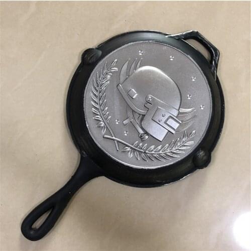 1:1 PUBG Saucepan Cosplay PU Weapons Props Playerunknowns Battlegrounds Surrounding Role Play Gift