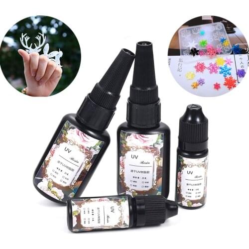 10/25g Fix UV Glue Acrylic Metal Glue Resin Hard Type Ultraviolet Solidify Resin Adhesive For Silicone Mold DIY Jewelry Making