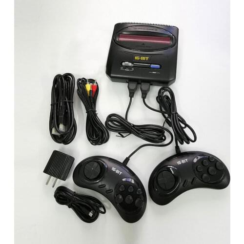 16 BIT Video Game Console SEGA Genesis free games with Two controller