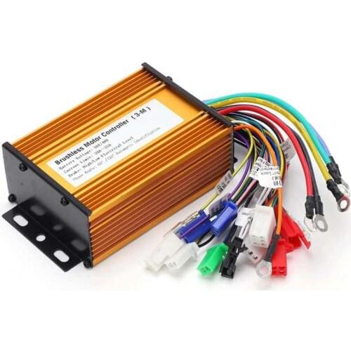 36-48V 48V-72V Electric Bicycle Controller 9 Tube 3 Mode Sine Wave Brushless Speed Motor Controller