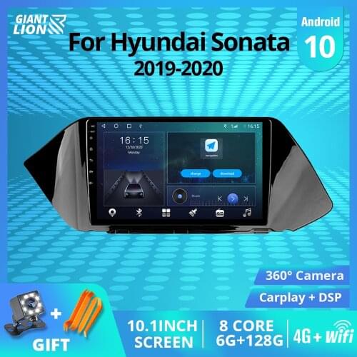 2DIN Android10.0 Car Radio For Hyundai Sonata DN8 2019 2020 Auto Radio GPS Navigation Stereo Receiver Car Multimedia Player IGO