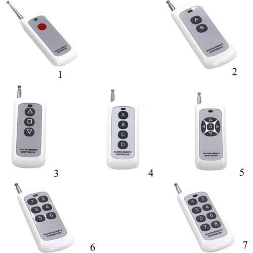 1CH 2CH 3CH 4CH 5CH 6CH 8CH Transmitter Wireless Remote Fixed Code Soldering PT2262 2260 Remote Control Switch