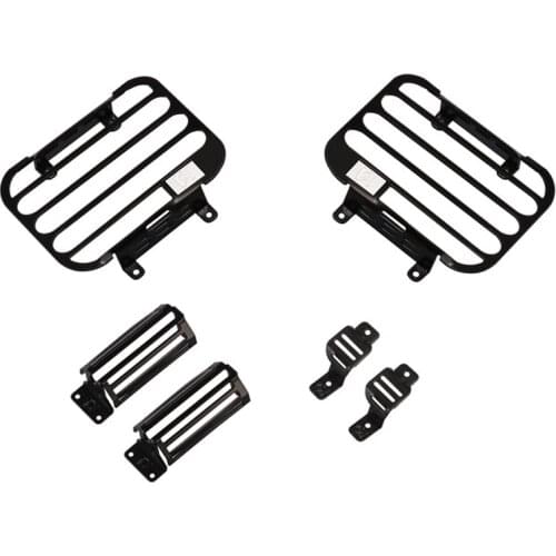 DJ Traxxas TRX4 D90/D110 Defender Retrofit All-Metal Rear Headlight Frame Lamp Protective Cover RC Car Upgrade Accessories Parts