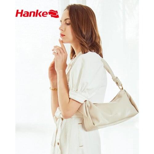 Hanke Brand 2021 New Design Genuine Leather Women Bag One Shoulder Handbag Natural Cowhide H31020