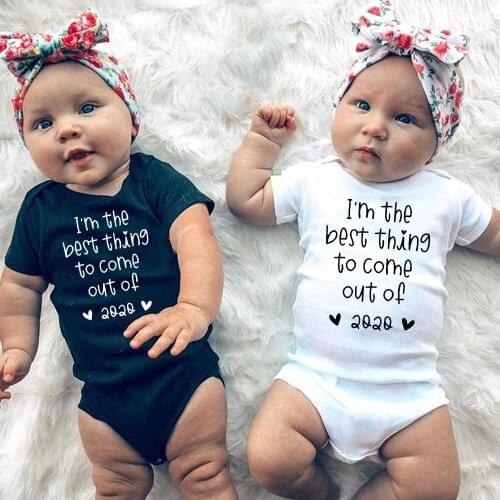 The Best Thing To Come Out of 2020 Baby Bodysuit Funny Baby Announcement Baby Shower Gift 2020 Baby Jumpsuit Newborn Gifts