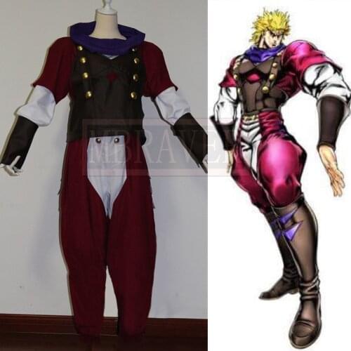 Game JoJos Bizarre Adventure: Eyes of Heaven Dio Brando Cosplay Costume Custom Made Free Shipping