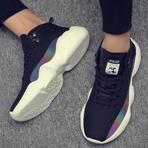 Sneakers Breathable Knitted Sport Running Fashion Men Shoes Casual Shoes