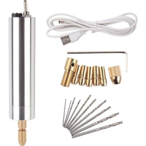 L5YD 1 Set 1-3mm Hand Drill UV Epoxy Resin Mold Tools Metal Drill Screw DIY Jewelry Making Equipment