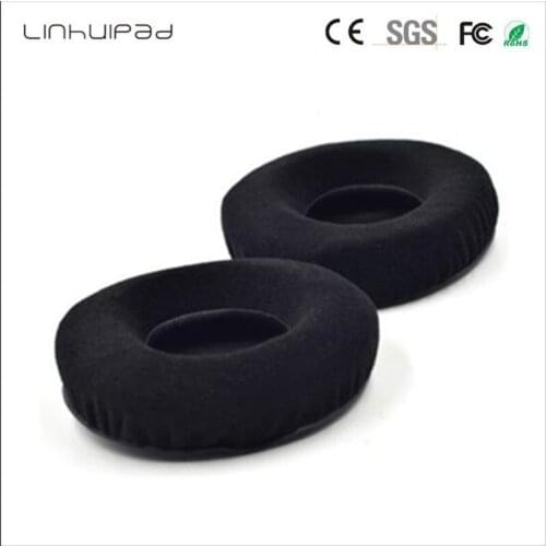 Linhuipad 2PCS black Velour Cushion ear pads earpad seals pillow foam cove for HD205 HD215 HD225 ATH-T2 Pro700 Headphone
