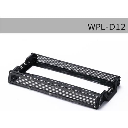 DJ WPL D12 Metal Luggage Rack Upgrade Micro Trucks Modified Top Rack RC Truck Parts Accessories caminhões de rc
