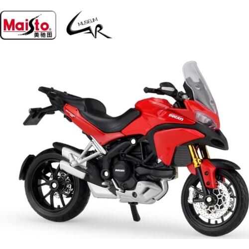 Maisto 1:18 Ducati Multistrada 1200S Model Car Simulation Alloy Motorcycle Metal Toy Car Childrens Toy Gift Collection