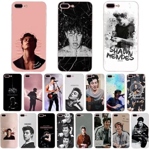Singer Shawn Mendes Soft silicone cover For iPhone case 8plus XS max XR XS X TPU Coque 7 7plus 6 6s 6plus 5 5s SE 8 phone shell