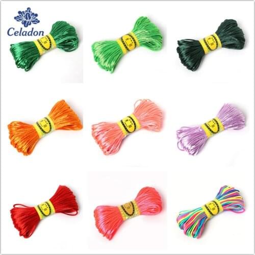 20m 2mm 100% Cotton High Quality Embroidery Thread Per Floss Sewing Skein For Cross Stitch Craft Colthes