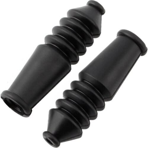 2021 New 4 Pcs/pack Mountain Folding Bicycle Dust Jacket Brake Line V Elbow Protection Cover Accessories Rubber Sleeve