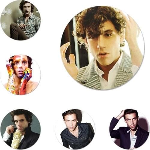 Mika Icons Pins Badge Decoration Brooches Metal Badges For Backpack Decoration