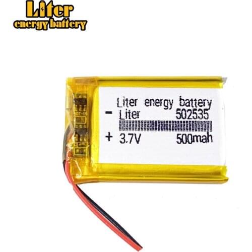1/2/4Pcs 3.7V lithium polymer battery 502535 450mAh MP3 MP4 MP5 GPS Bluetooth 5*25*35mm battery small stereo Digital Product