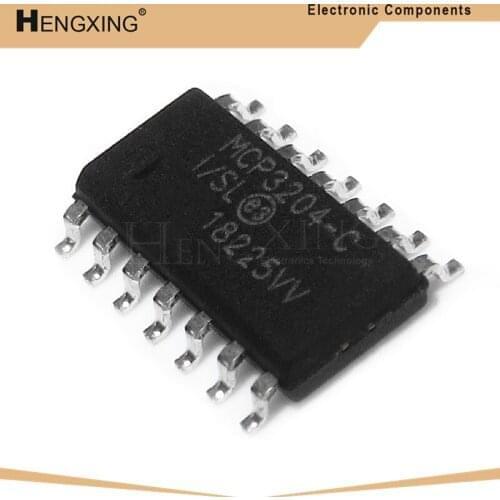1piece MCP3204-C-I/SL MCP3204-CI/ST MCP3204-CI MCP3204 3204-C TSSOP-14 SOP-14 In Stock