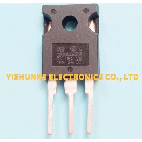 10PCS GW19NC60HD STGW19NC60HD TO-247 IGBT TRANSISTOR 19A 600V