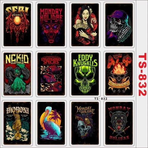 12pcs Retro vision Stickers DIY Motorcycle Luggage Phone Guitar Skateboard Cool Graffiti Sticker Decal for Kid Toys