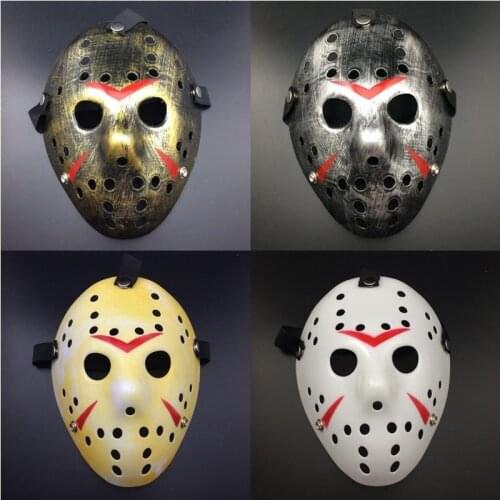 2021 Fashion Friday The 13th Horror Hockey Mask Scary Halloween Party Cosplay Costume Killer Masks Accessories