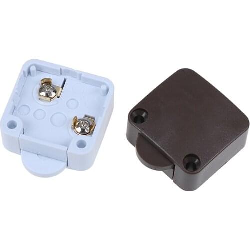 202A Automatic Reset Switch Wardrobe Cabinet Light Switch Door Control Switch Cabinet Cupboard Light Switch for Home Furniture