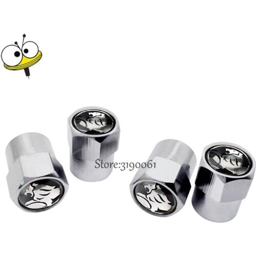 4 Pcs/set Car Styling Tire Valve Stem Caps Wheel Center Caps Metal For Holden Cruze HSV Monaro Commodore VB Colorado Captiva