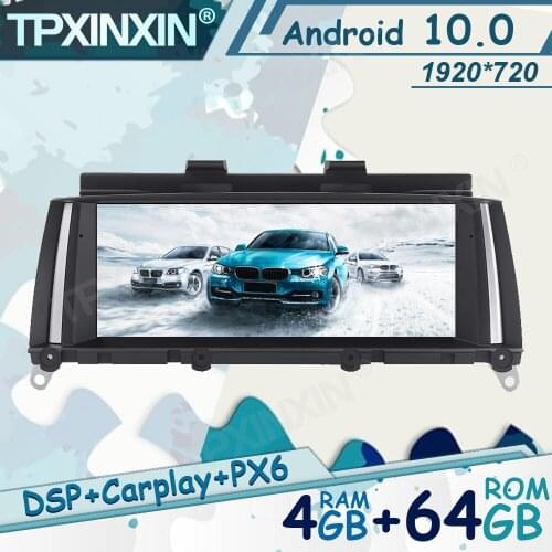 For BMW X3 / X4 / F25 / F26 2014-2016 NBT Android 10 Car Stereo Radio with Screen Radio Player GPS Navigation Head Unit Carplay