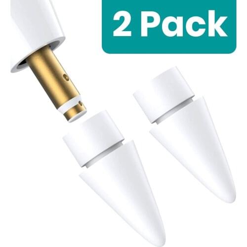 Besegad 2pcs Replacement TouchScreen Pen Spare Tips Nibs Tip For Apple Pencil iPad Pro 9.7 10.5 inch Stylus 1st 2nd Gen