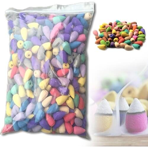 Household Natural Reflux Tower Incense Bullets Backflow Incense Mint Wormwood Flower Fragrant Reflux Aromatherapy Cones