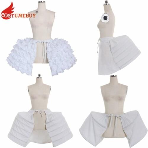 Costumebuy Medieval Victorian Rococo Gown Dress Petticoat Bustle Crinoline Wedding Party Underdress Jupon Underskirt Pannier