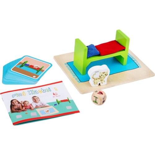 Baby Wooden Montessori Teaching Aids Kids Eductaion Preschool Toys for Toddlers