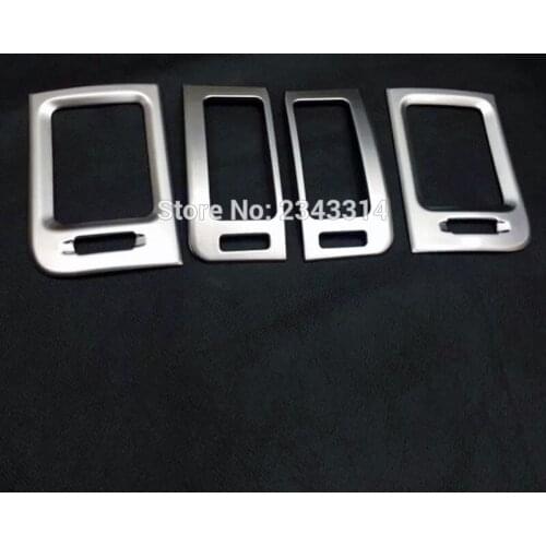 For 2008-2012 2013 Nissan X-Trail XTrail X Trail T31 ABS Matte Front Air Conditioner AC Vent Outlet Cover Sticker Car Accessory