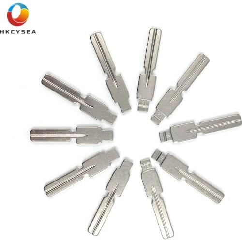 HKCYSEA 10 pcs/lot Metal Blank Uncut Flip KD Remote Key Blade Type #18 for BMW Car Key Replacement