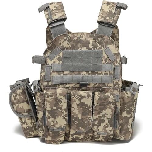 Premium Quality Camouflage Hunting Tactical Plate Carrier Vest Military Ammo Magazine Airsoft Paintball Gear Hunting Armor Vest