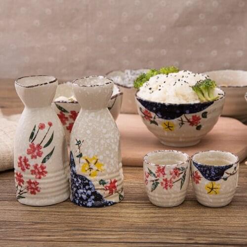 Ceramics Cocktail Shaker Bar Set Whiskey Glass Kitchen Dining Bar Round Creative Dosador Bebida Drinks Shot Glasses BD50BS