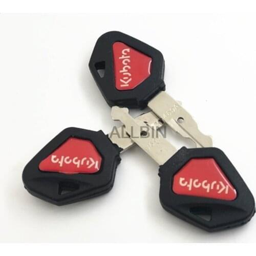 For KUBOTA 15/30/155/161/163 excavator ignition Without chip key start key door key Chip shell Protection excavator accessories