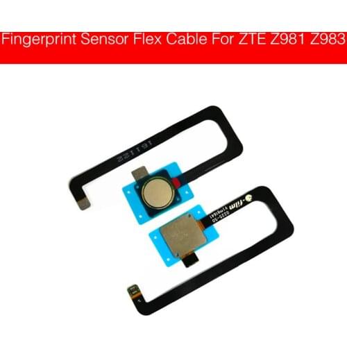 Back Home Button FingerPrint For ZTE Z Max Pro Z981 Axon 7 A2017 Blade X Max Z983 Sensor Touch ID Fingerprint Flex Ribbon Parts