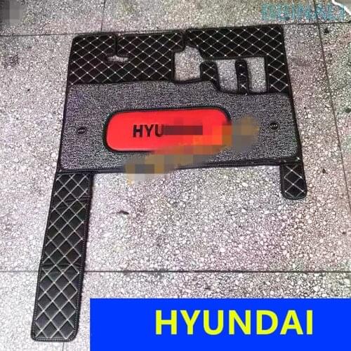 For Hyundai 60-7 60-9 150 210W Wheel Digging Cab Floor Mat Carpet Double Floor Mat Mat Durable Quality Excavator Accessories